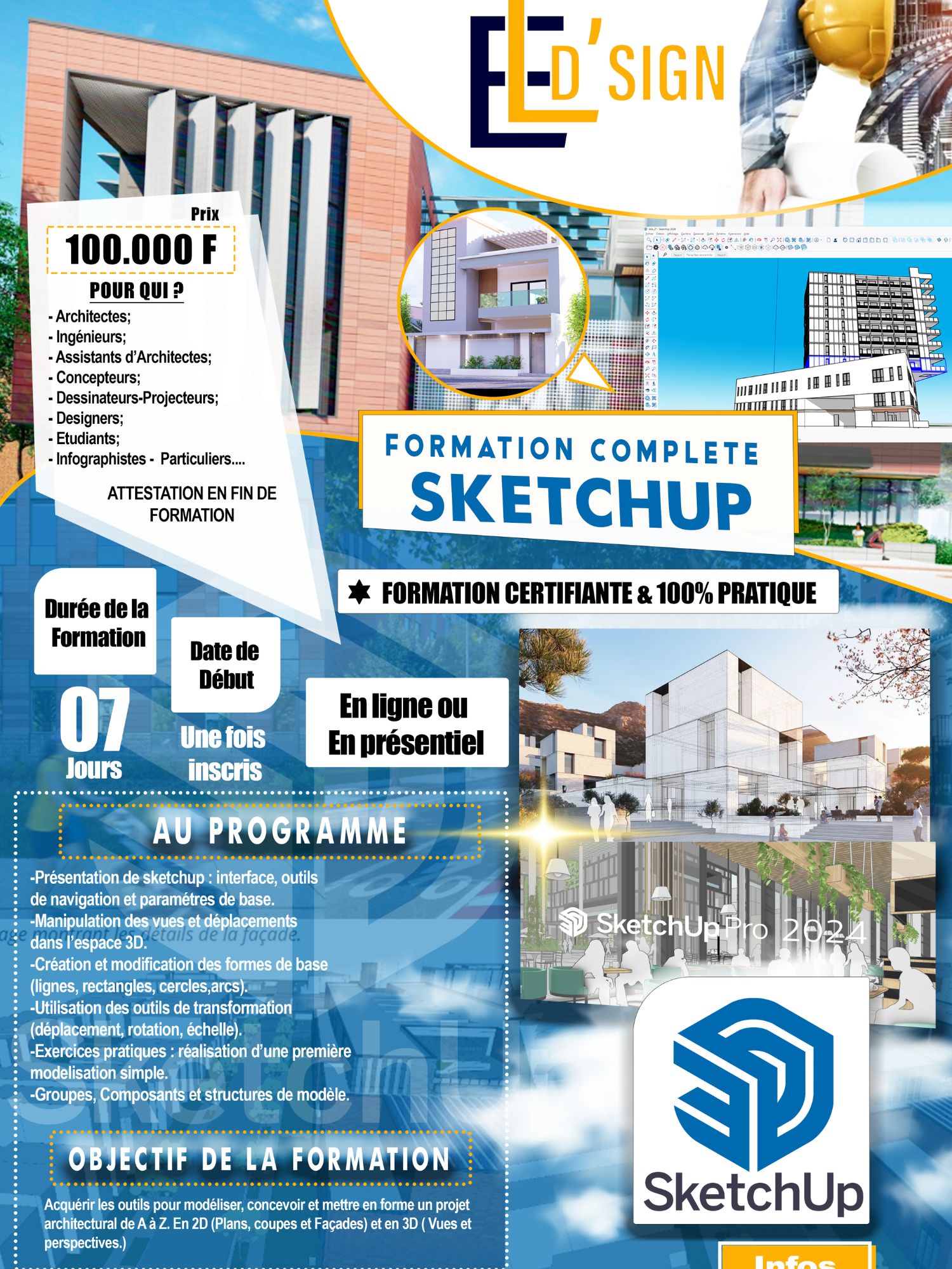 Dakar Grand Dakar A domicile Autre Formation  sketchup